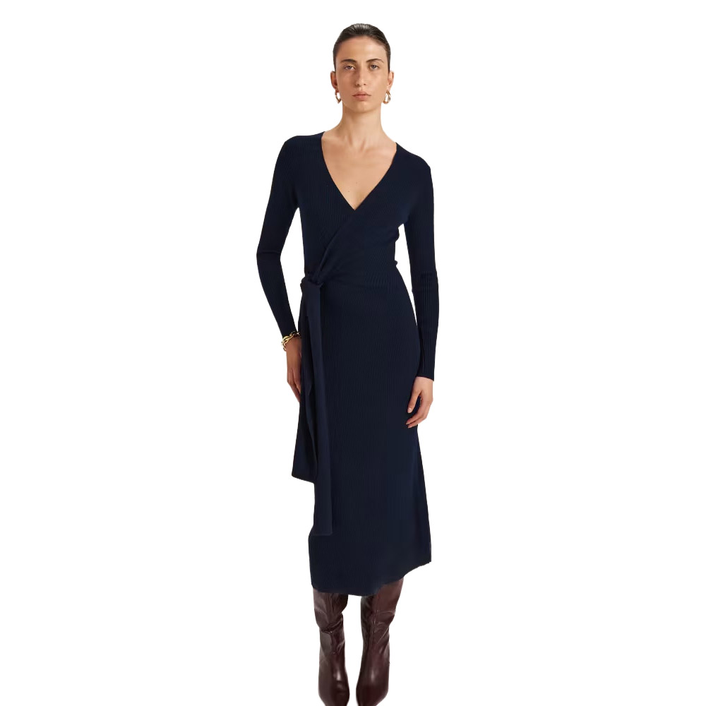 SABA Elle Wrap Knit Dress